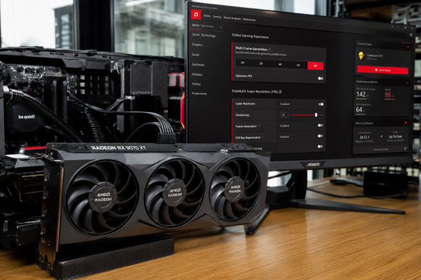 AMD FSR Teknolojisinde Büyük Sıçrama: Radeon Sürücülerinde 8x Kare Oluşturma Seçeneği Ortaya Çıktı