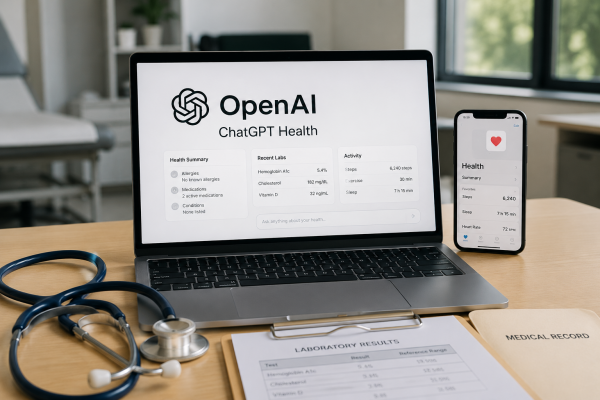 ChatGPT Health ABD'de Geniş Kapsamlı Kullanıma Açıldı: Sağlık Verileri Artık Yapay Zekâ İle Doğrudan Paylaşılabilecek ChatGPT Health ABD'de Geniş Kapsamlı Kullanıma Açıldı: Sağlık Verileri Artık Yapay Zekâ İle Doğrudan Paylaşılabilecek