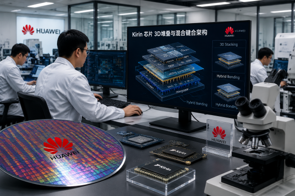 Huawei 7 Nanometre İşlemciler İçin 3D Çip İstifleme Teknolojisine Geçiyor